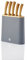 Swan SWKB1060GRYN Nordic 5 -Piece Knife Block, Bamboo Top and Handles, Stainless Steel, Fine Edge, Ergonomic Handles, Scandinavian Design, Knives Included, Slate Grey