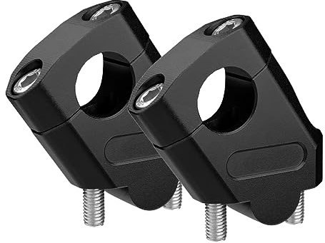 7/8 Universal Handlebar Bar Risers Motorcycle Bar Clamps 7/8 Bar For Motorbike Pit Dirt Bikes Black Riser Height 38mm (1.5 ), 18mm (0.71) Backward or Forward