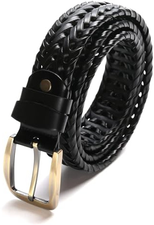 Harewith Herren-Golfgürtel, lässig, echtes Leder, langlebig, Einheitsgröße, japanische Qualität