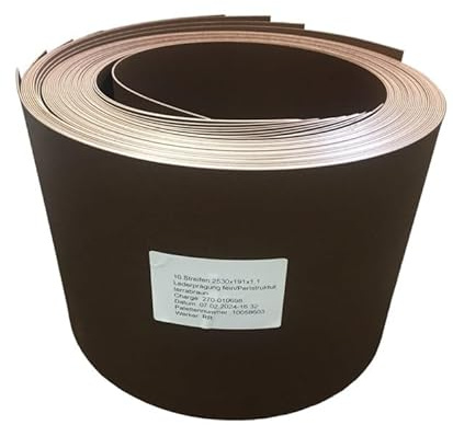 Sichtschutzstreifen 10 Stck. 25m aus PP 2530x191x1,1mm RAL 8028 Braun | PROFI-QUALITÄT