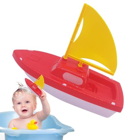 TROONZ Spielzeugboot, Bootsspielzeug - Schwimmende Spielzeugboote - Badeboot für Kleinkinder und Kinder, unterhaltsam und lehrreich, niedliche Partygeschenke für Jungen und Mädchen zum Wasserspielen