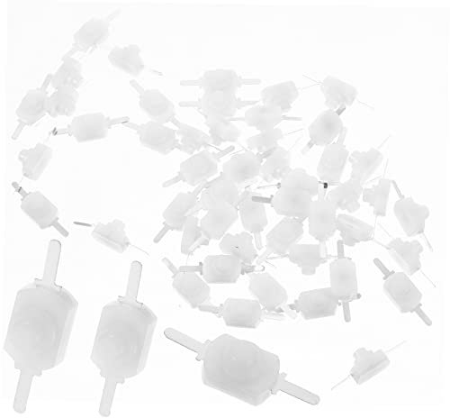 Gatuida 100stücke Mini Druckknopf-schalter Mit Selbstsperrfunktion Für Taschenlampen Und -projekte Robuste Und Aluminiumkonstruktion Für Elektrogeräte Und Mehr