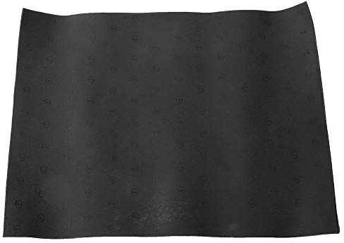 Slitstarka halkfria sulor kvinnor män cowhers sula dyna 38,7 cm x 53,5 cm x 2 mm (svart)