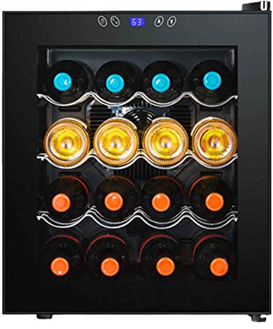 IUBGFTO Mini Glass Door Fridge,wine and Beverage Refrigerator Counter Top Bar Fridge Quiet Operation Compressor With Touch Control Digital Temperature Display Fridge
