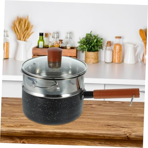 Sartén Antiadherente Con Vaporera - Mantequeras, Cacerolas, Soperas, Lecheras, Ollas De Cocina, Fideos Instantáneos, Ollas De Cocina, Ollas Pequeñas, Ollas Calientes De Aleación De Aluminio(20CM)