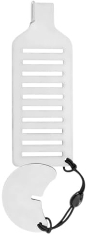 OUNONA Cerradura Portátil de Seguridad para Puerta Interior Hotel y Apartamento Dispositivo Resistente de Acero Inoxidable Fácil Instalación sin Herramientas Bloqueo Adicional para