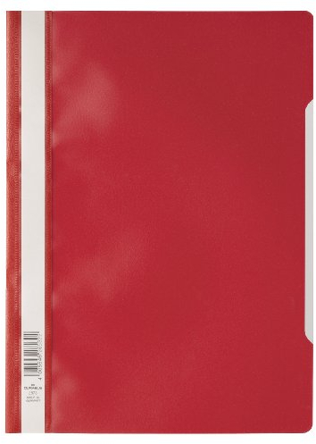 Durable Sichthefter A4 Standard, PP, 227 x 310 mm, rot, 50er Packung, 257303