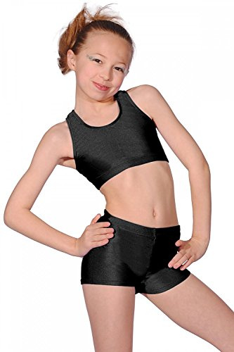 Roch Valley 'LCROP' Top Black Age 5-6 110-116cm (1)