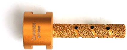 QUANTEX Diamant Fingerfräser 10mm - M14 Gewinde - Vollbohrer, Lochfräser, Fliesenbohrer, Fliesenfräser.