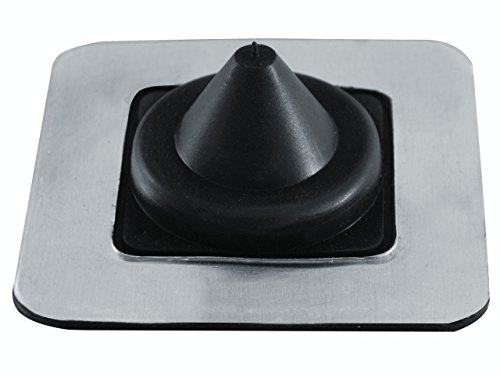 FOLNET Rohrmanschette Dachdurchführung EPDM quadratisch 3-19 mm | Kabel- Rohrdurchführung Dichtungsflansch für Blechdachdeckungen Blechpfannen Trapezblech Doppelstehfalz EPDM 3 bis 724 mm