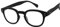 JOOX Vintage Lesebrille mit Federscharnieren,Lesehilfe für Damen und Herren,Blaulichtfilter Leser (Schwarz, 2)