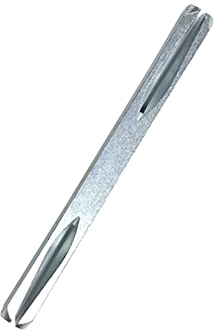 8mm x 100mm Door Handle Spindle Bar Replacement Steel Split-End – Pack of 1 | Single spindle with slotted sprung ends for grip in latch follower. UPVC, composite, French door handle replacement.