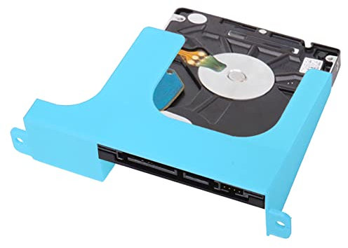 2.5 SSD Hard Drive Tray Adapter Bracket for PS2 SCPH 30000 50000 Game Console, Hard Drive Bracket SAS SATA Caddy for PS2 SCPH 30000 SCPH 50000 (Blue)