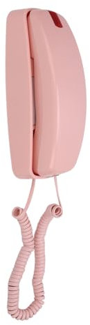 Teléfono fijo para el hogar, teléfonos de pared retro de estilo antiguo, con cable, montaje en pared, botones grandes, control de volumen, de la marca (PIN), tipo de producto: teléfono fijo