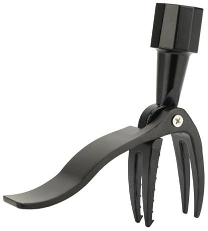 ViaGasaFamido hyqBehe_1014240024311a89ab | Extractor de Malas Hierbas de Pie en Acero Inoxidable, Herramienta de Jardinería Ergonómica con Mango Largo