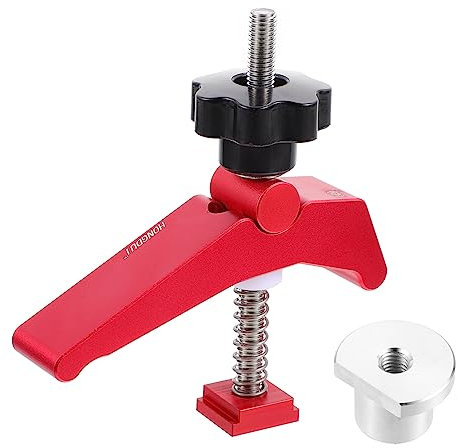 KITANDOVE Aluminium Alloy T-Track Clamp Strong Hold-Down Clamp for Suitable for Milling