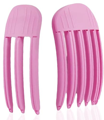 2 Stück Volumen Haarspangen für Fluffige Pony, Spurlose Haarspange, Fester Stirn-Haarnadel, Volumenclip für den Haaransatz, Haarstyling-Werkzeuge, Breites Zahndesign für flauschige Pony