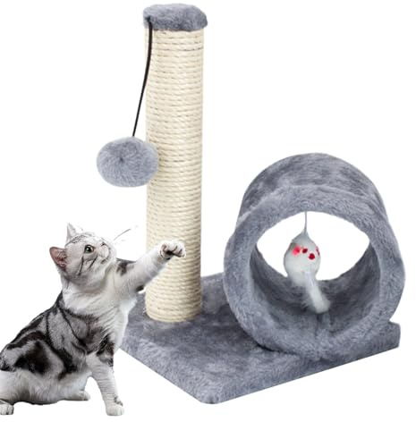 Cat Rasgues Dopo La Colonna Sisal Kitten Scratch - Raschiatura Post per | Sisal Scratch per Gattini | Aumento del Paletto Di Graffio Interattivo per Allenarsi, Stress, E