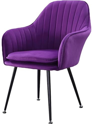 Chaises de salle à manger en velours et dossier haut, fauteuils ergonomiques élégants pour salon, chambre à coucher, café, bureau, confort et élégance combinés