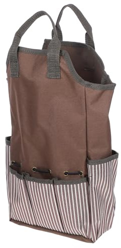 Kichvoe Borsa per Attrezzi da Giardino Organizer Portatile Resistente in Tessuto Oxford con Maniglia Pratica per Stoccaggio e Trasporto Facile