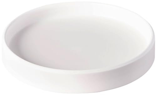 Sottovaso per piante Vassoio raccogli acqua per piante da 7, 3 pollici, sottovasi in ceramica resistente per interni, vassoi raccogligocce per vasi da fiori Ciotole da bagno per uccelli L, vassoi ra