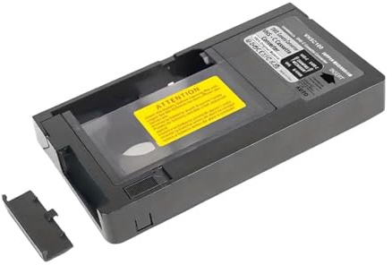 dwxnauixl Kassettenkonverter VHS auf VHSC Adapter 12 mm, unterstützt SVHSC und SVHS, Elektronikzubehör, Elders VHS C Kassettenadapter aus Kunststoff auf VHSC