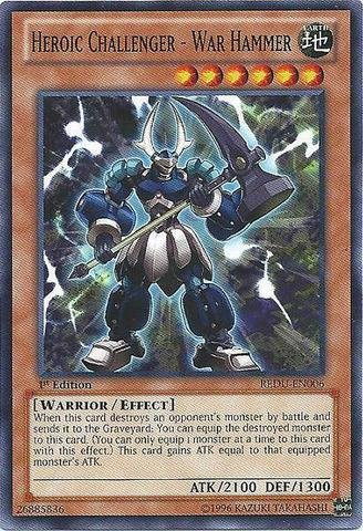 Yu-Gi-Oh! - Heroic Challenger - War Hammer (REDU-EN006) - Return of the Duelist - 1st Edition - Common by Yu-Gi-Oh!