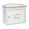Burg-Wachter Briefkasten Sylt 1883-W, 345x410x205 mm, Wandmontage, Neutral, Metall, Modern, Postbox