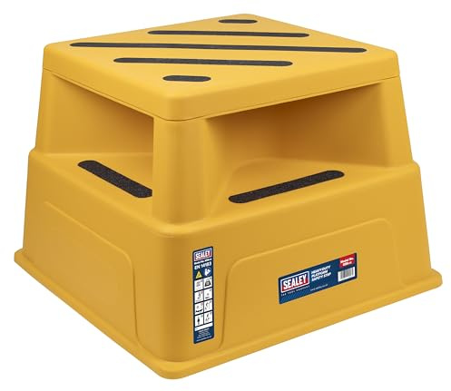 Sealey Heavy-Duty Platform Safety Step, 150kg Capacity, 370mm Height - KS5