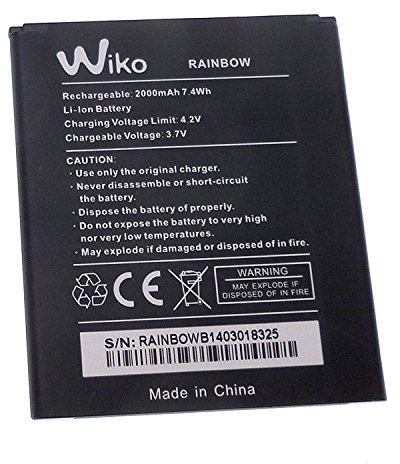 Batterie d'origine Wiko 2000 mAh pour Wiko Bloom