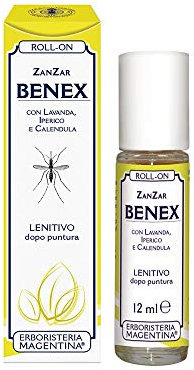 ERBORISTERIA MAGENTINA - BENEX ZANZAR ROLL-ON DOPOPUNTURA punture di zanzare e di insetti di varie specie, per lievi scottature e per altri piccoli problemi della pelle
