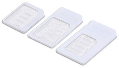 Adaptateur Carte SIM Nano 3 en 1 et Adaptateur Micro SIM pour iPhone 4 4S iPhone 5