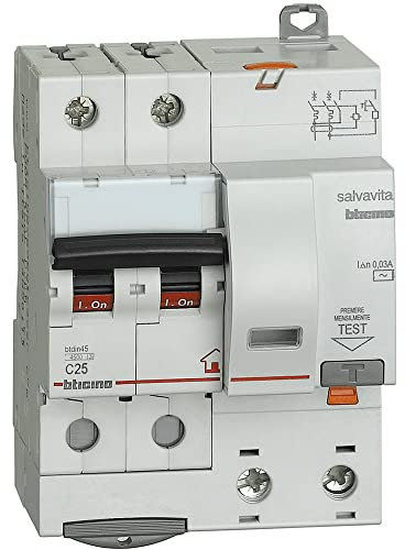 btdin45 - mag. diff. 2P 30mA AC 25A 4500A GC8230AC25