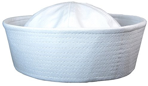 Mil-Tec Herren Sailor Hut, Weiß, XL EU