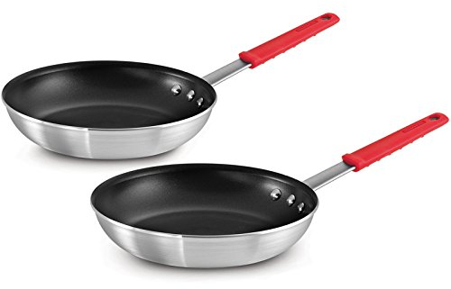 Tramontina 25cm (10 inch) Frying Pan 2 Pack, Aluminium
