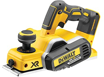 DEWALT DCP580 N-XJ - Cepillo XR 18V sin escobillas, Para Madera, Cambio Rápido de Hoja, Profundidad de Corte 2,0mm, Maletín TSTAK - Sin Batería ni Cargador