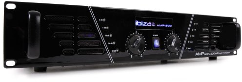 Ibiza AMP300 Amplificateur de Sonorisation 2x 240W Noir