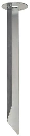 SLV componentes mecánicos ESTACA para VAP SLIM 30/60/90 VAP BERRA y SITRA/estaca para lámpara de exterior, iluminación de jardín, terraza, plantas, caminos, luminaria de exterior/gris