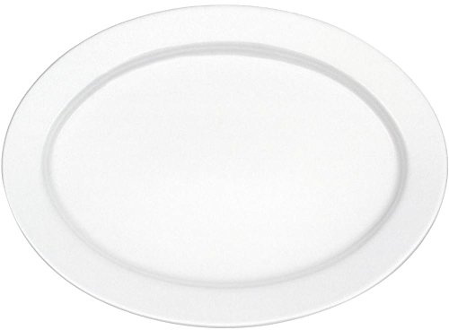 Corpo Ovaler Teller, weiß, 31 cm