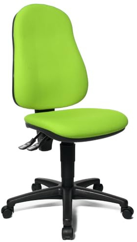 Topstar Bürostuhl Drehstuhl Point 60 grün, Muldensitz + hohe Rückenlehne
