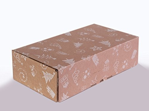 10x 3 er Christmas-Kombi (ohne Einlage), Weinverpackung, Geschenkverpackung