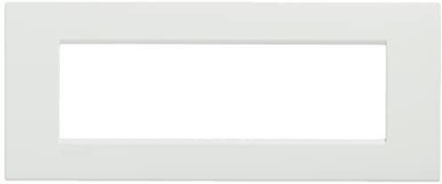 Bticino LNC4807BN Placca Livinglight Air 7 Moduli, Bianco Puro