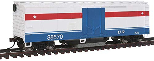Pista H0 - vagón plataforma carro Conrail