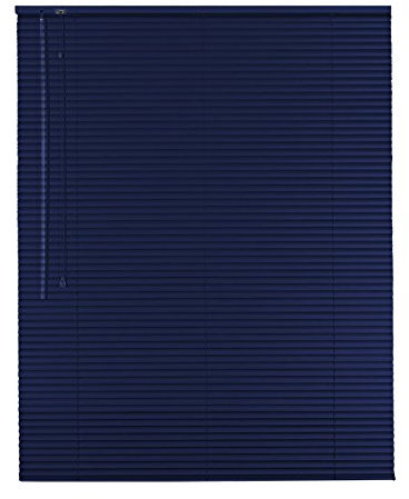 Original Easy-Shadow Aluminium Jalousie Jalousette Breite 225 x 140 cm Höhe in Farbe dunkelblau - Bedienseite links - Fensterjalousie Jalousien Alu-Jalousien Alu-Jalousetten Fenster Rollo Lamellenbreite 25 mm Lamellen / Maßanfertigung