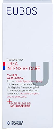 EUBOS Urea 5% lozione detergente per pelle secca, 200 ml