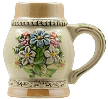 Oktoberfest Beer Stein Fridge Magnet German Flower