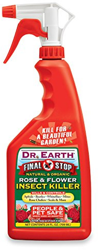 Dr. Earth 8008 Ready to Use Rose and Flower Insect Killer, 24-Ounce