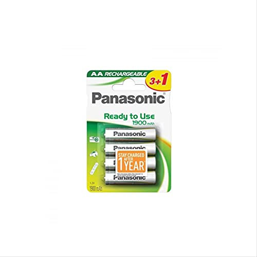 PILA PANASONIC AA ALKALINE 1.2V 4 UNIDADES RECARGABLE1900MAH