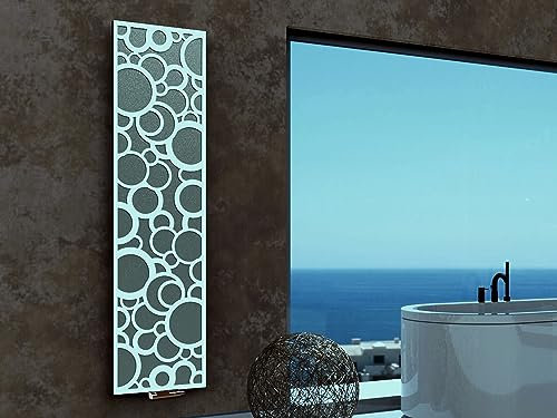 BADHEIZKÖRPER Design Kreta 3 180x47cm 1118 Watt weiß SZAGATO handtuchwärmer handtuchtrockner handtuchhalter paneelheizkörper vertikal flachheizkörper mittelanschluss