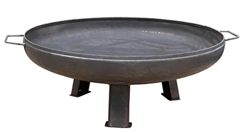 Feuerschale Ø 600 mm Grillschale 60 cm inkl. 3 Füße und 2 Griffe Wandstärke 3 mm